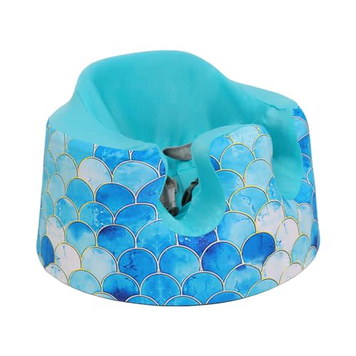 Seat Cover fit for Baby Seat, Baby Floor Seat Cover for Boys and Girls, Anti-Slip Comfortable Seat Cover, Baby Seat Protector Accessory, Easy to Install & Remove (Fish Scale)