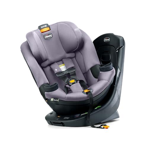 Chicco Fit360 SE Rotating Convertible Car Seat, 360° Rotation | Lupine/Purple, convertible toddler car seat, rear/forward-facing 12-65 lbs, ClearTex fabric, LeverLock, 15-position headrest