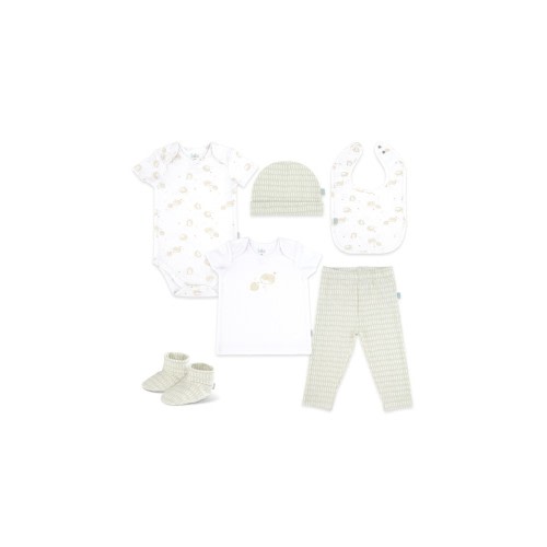 Bilbi 6 Piece Set White Hedgehog | Baby Bunting AU