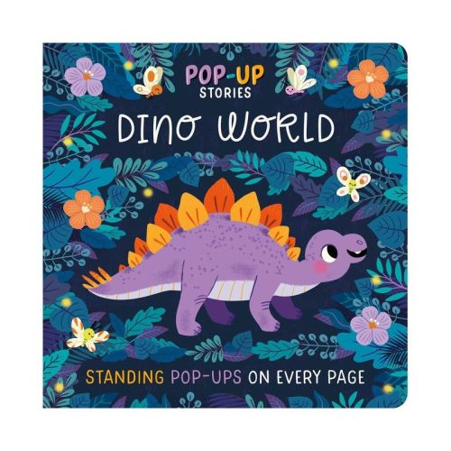 Pop-Up Stories: Dino World - by Igloobooks (Board Book)