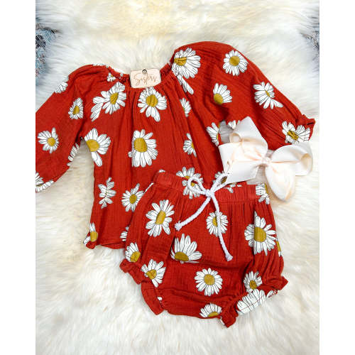 Saren Rust Floral Outfit