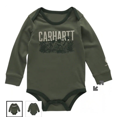 Boys' Long Sleeve Dog Bodysuit (Baby) | Carhartt
