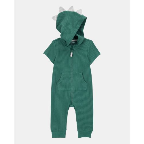 Baby Dinosaur Zip-Up Jumpsuit - Green - Carter's | Carter's