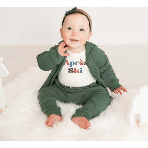 Long Sleeve Graphic Bodysuit, Apres Ski - Finn + Emma | Maisonette