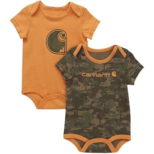 Carhartt 2-pack Baby Short-Sleeve Camo Bodysuit, 24 Month