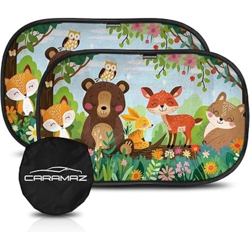 Car Window Shade for Baby with Certified UV-Protection 2 Pack - 20"x12"