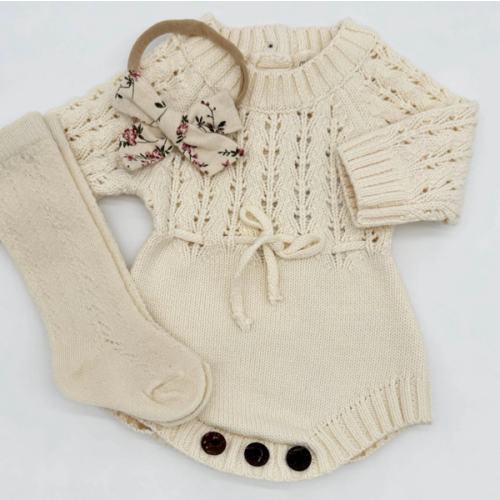 Cream Zoya Romper Set – Olive and Cradle