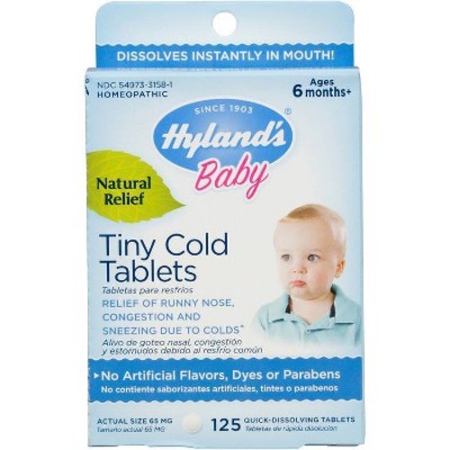 Hyland's Baby Tiny Cold Tablets - 125ct
