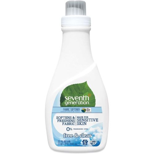 Natural Fabric Softener Liquid, 42 Loads Free & Clear 32.0fl oz (pack of 2)