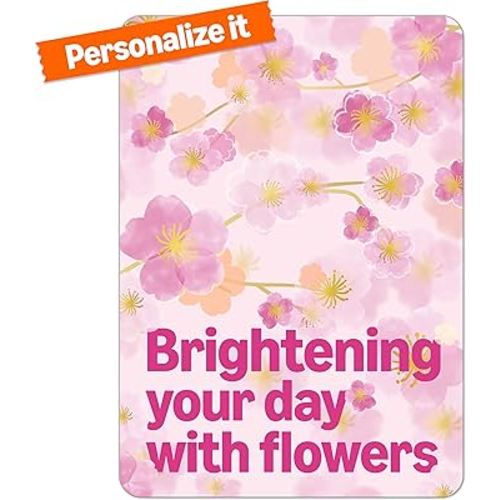 Amazon Custom eGreetings - Cherry Blossoms - Customize Your Design, Personalize Your Text, Upload Photo/Logo (Digital Delivery) - Celebration