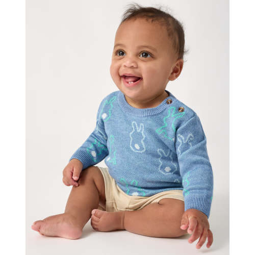 Cozy Cottontails Baby Sweater | Little Sleepies