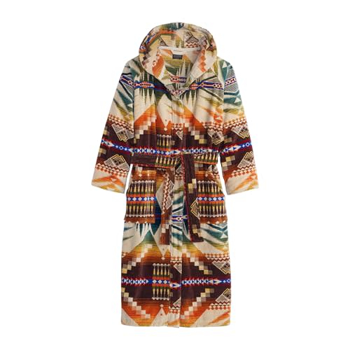 Pendleton Men's Robe, 100% Cotton, Unisex Bathrobe, Washable