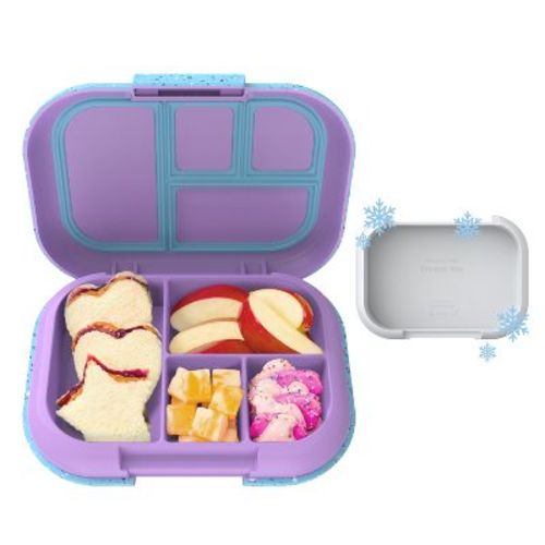 Bentgo Kids' Chill Lunch Box, Bento-Style Solution, 4 Compartments & Removable Ice Pack