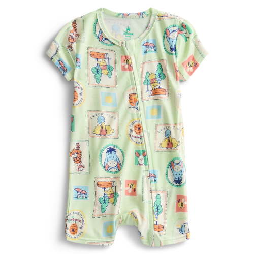 Disney Winnie the Pooh Baby Boys Printed Viscose Romper Shortie, Sizes NB-24M