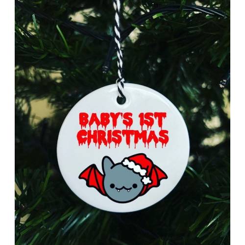 Baby Bat First Christmas Ornament - Etsy