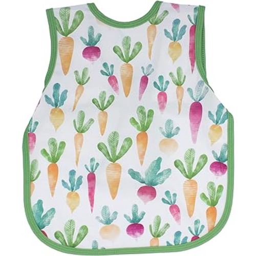BapronBaby Farm Produce Bapron - No Neck Tie Safer Bib for Baby & Toddler - Soft Waterproof Stain Resistant - Machine Washable - Sz Baby/Toddler 6m-3T