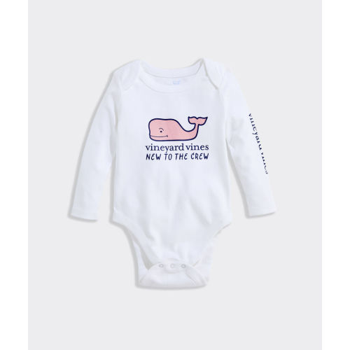 Shop Baby Long-Sleeve New To The Crew Bodysuit at vineyard vines