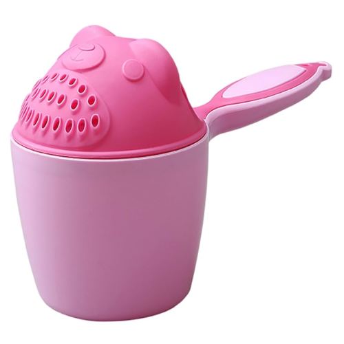 Bath Rinser Cup for Babies, Cartoon Bear Baby Bath Rinse Cup with Handle, Multi-Use Rinsing Water Scoop for Protecting Infant Toddlers Eyes, | Baby Rinse