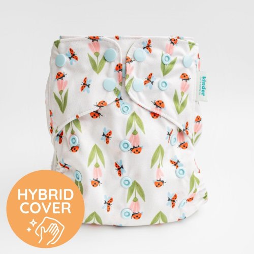 Buggy Blooms - Essential Hybrid Diaper Cover - Wipeable - Floral - One Size