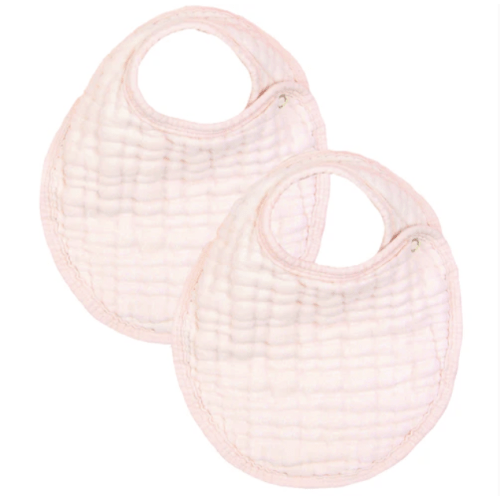 Cloud Muslin™ Bib 2 Pack - Blush