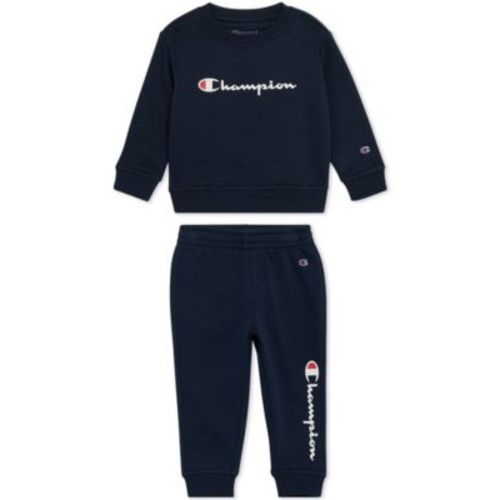 Baby Boys 2-Piece Long Sleeve Crew Sweatshirt and Joggers Set