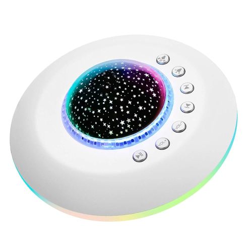 FamiSym White Noise Machine for Kids, Sound Machine Baby with 7 Starry Ambient Night Light, 28 Soothing Sounds Sleep Noise Machine Maker Ideal Gifts for Kids Adults Bedside Travel Nursery