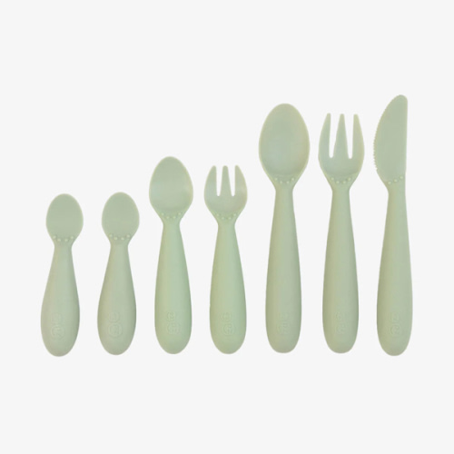 Developmental Utensil Set by ezpz / Spoon, Fork & Knife for Toddlers