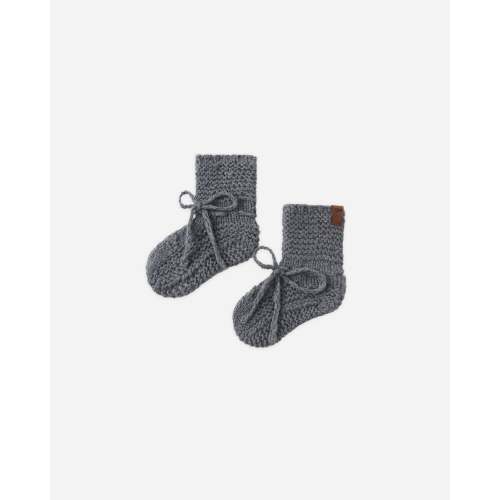 Knit Booties Midnight – Quincy Mae