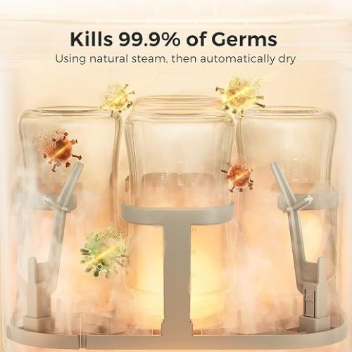 Momcozy KleanPal Pro All-in-One Bottle Washer, Sterilizer & Dryer - Matte