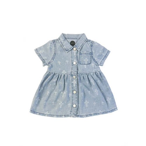 Holy Forever Denim Dress – OUR HOUSE ABOVE