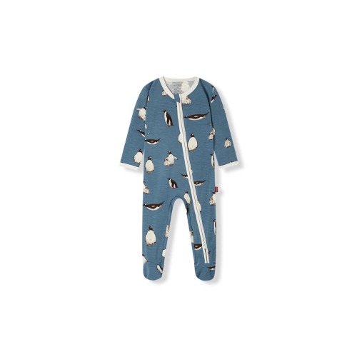 Penguin Luxe Stretch Zipper Footed Romper