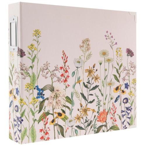 Wildflowers 3-Ring Scrapbook Album - 12" x 12"