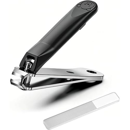 Baby Nail Clippers and File Set - Stainless Steel Kids Nail Trimmer with Nano Glass Nail File for Newborn Infant Kids,Toddler, Small Jaw Safe Rounded Tips Baby Nail Care Kit