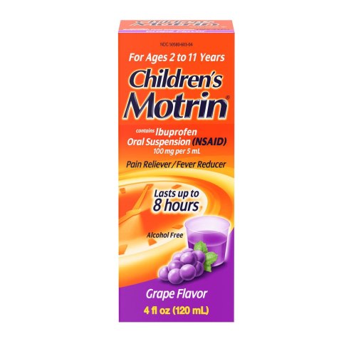 Children's Motrin Suspension, Grape, 4 OZ