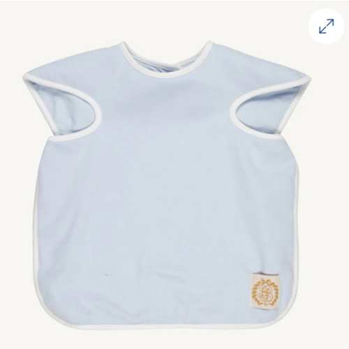 Big Bite Bib - Buckhead Blue with Worth Avenue White