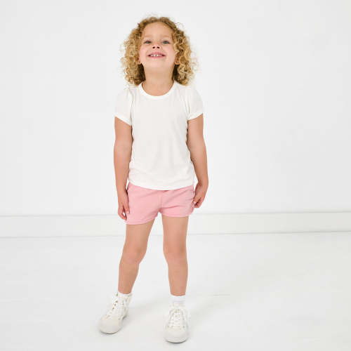 Mauve Blush Dolphin Shorts - Little Sleepies