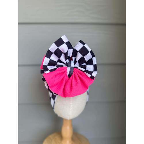 Black and White Checkered Scrap Wrap/ Scrap piggies