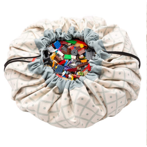 Geo Green Toy Storage Bag
