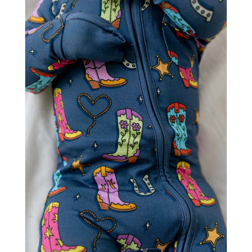 Howdy Hunny Onesie - Shop Kids' Bamboo PJs | PB & Grape