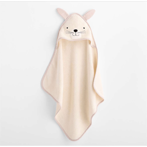 Cuddle Bunny Undyed 100% Organic Cotton Hooded Baby Towel