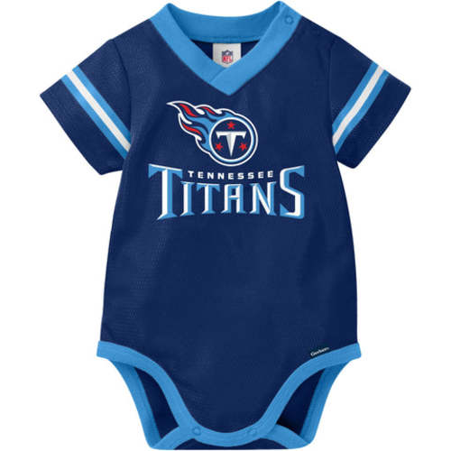 Baby Boys Tennessee Titans Short Sleeve Jersey Bodysuit