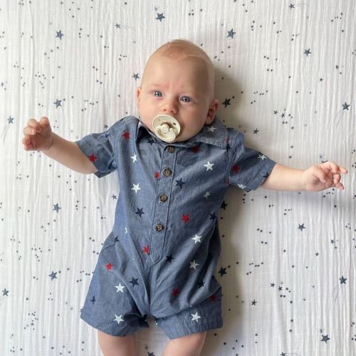 Little Unicorn Cotton Muslin Crib Sheet