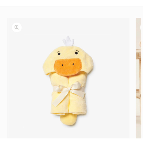 Yellow Duckie Hooded Baby Bath Wrap – Elegant Baby