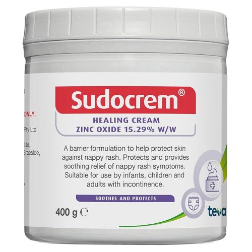 SUDOCREM - Healing Cream | Soothes & Protects against Nappy Rash | 400g