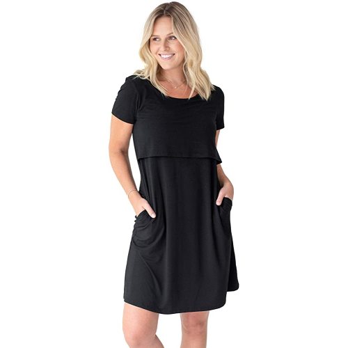 Kindred Bravely Eleanora Ultra Soft Maternity and Nursing Nightgown and Lounge Dress