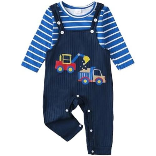 Baby Boy Clothes Fall Winter Newborn Boy Outfits 0 3 6 9 12 18 24 Months Overalls Infant Baby Boys Clothes