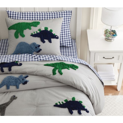 Candlewick Dino Comforter & Shams | Pottery Barn Kids