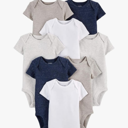 Simple Joys by Carter's Unisex-Baby 8-Pack Short-Sleeve Bodysuit