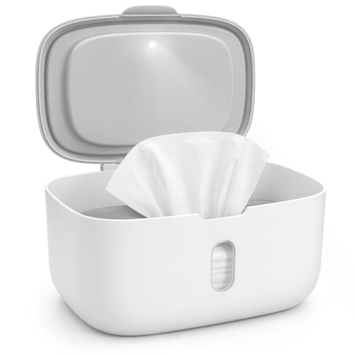 Jool Baby Wipes Dispenser with Built-in Nightlight (Gray)