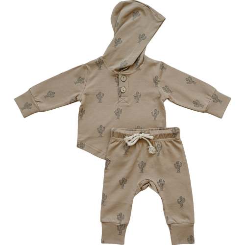 Mebie Baby Western Hooded Set